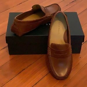 New Men’s Tan Cole Haan Driving Mocs 8M
